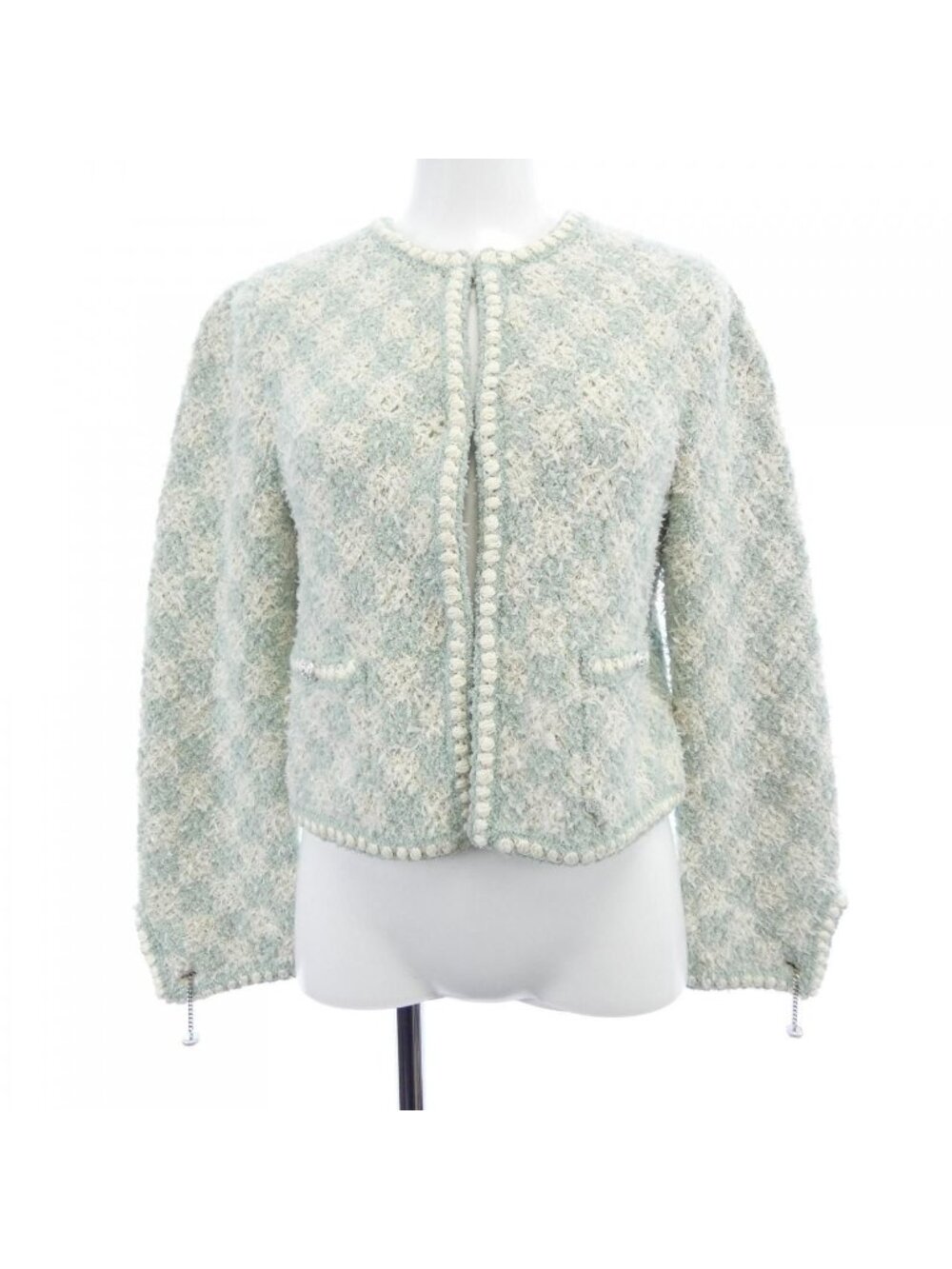 Chanel Collarless Jacket Beige